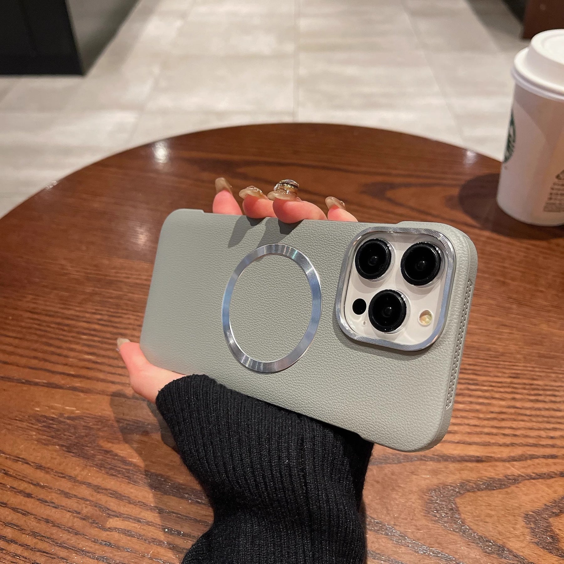 LeatherRing Case For iPhone