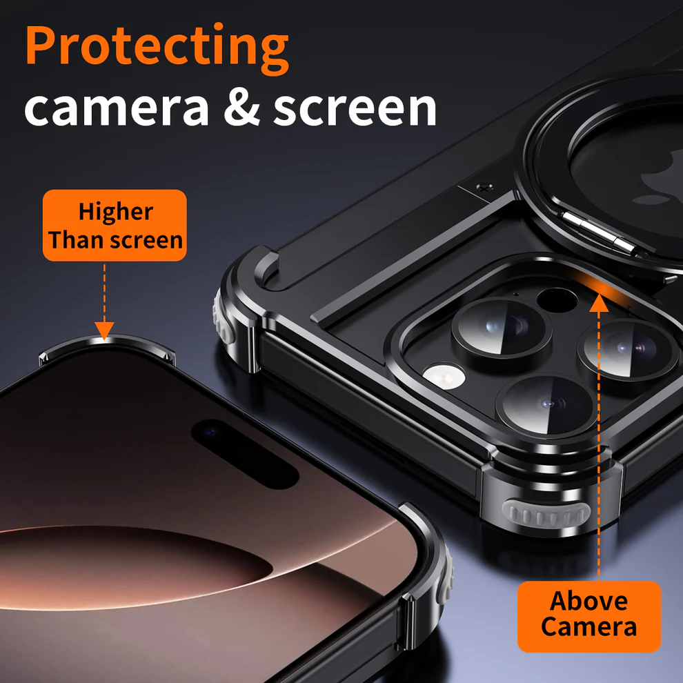 Parallel Metal Case For iPhone