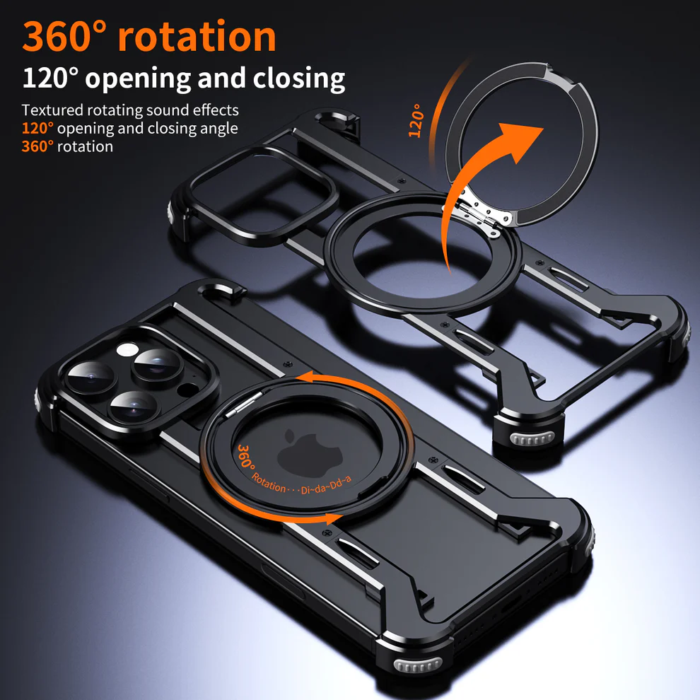 Parallel Metal Case For iPhone
