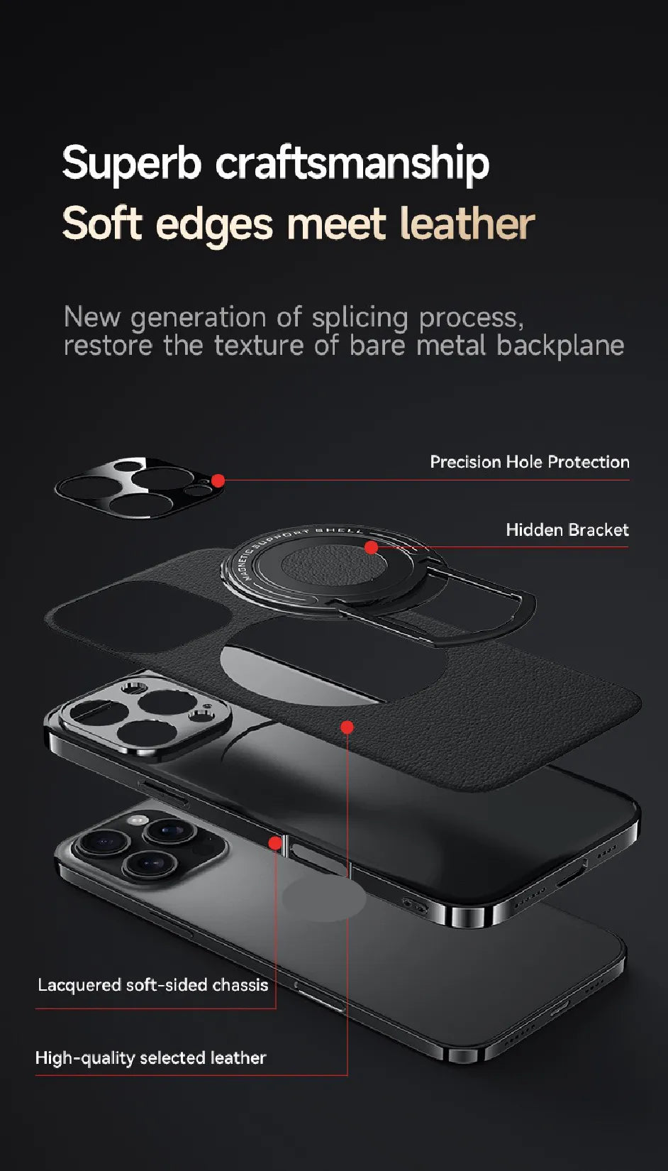 Hidden Stand Case For iPhone