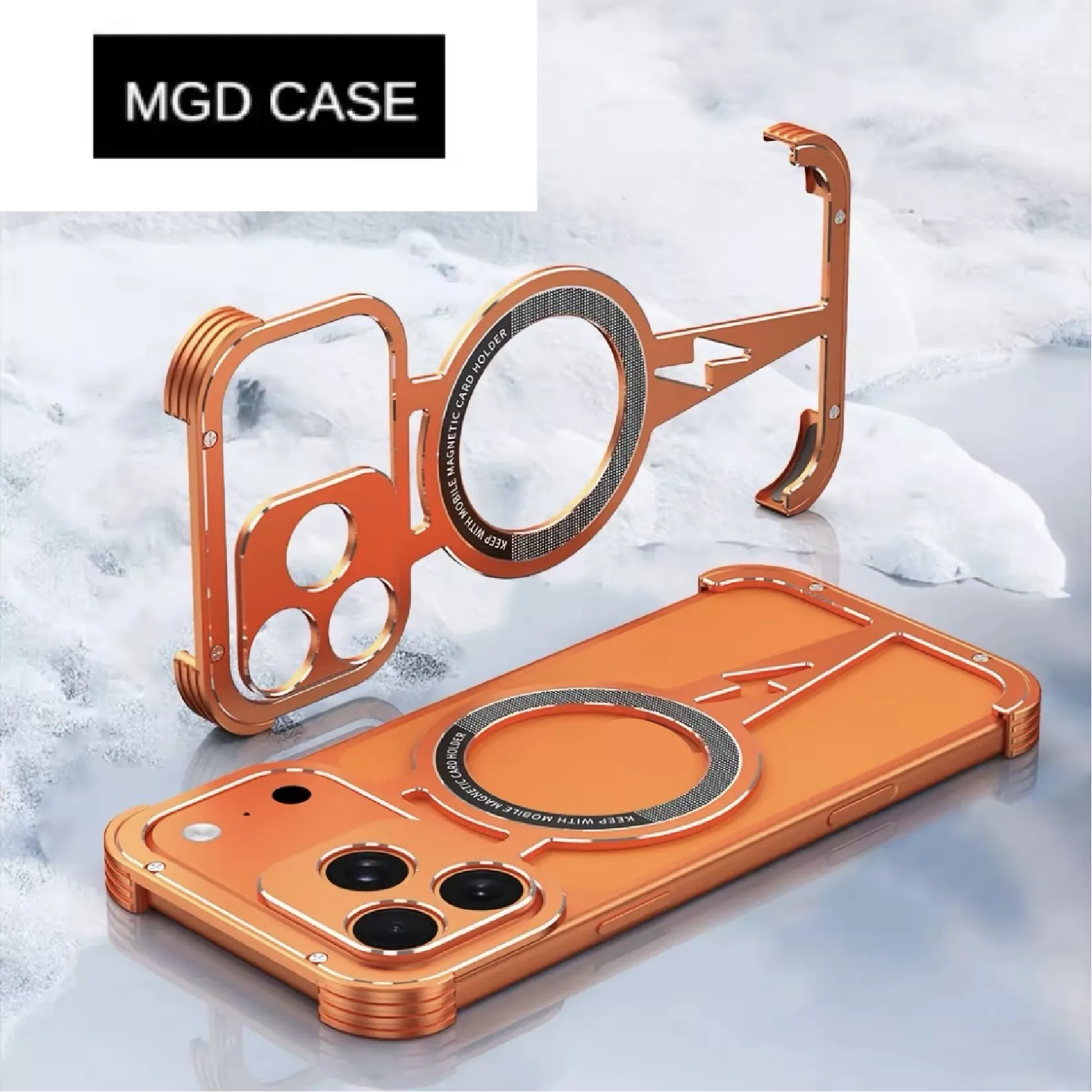 Flash Metal Case For iPhone