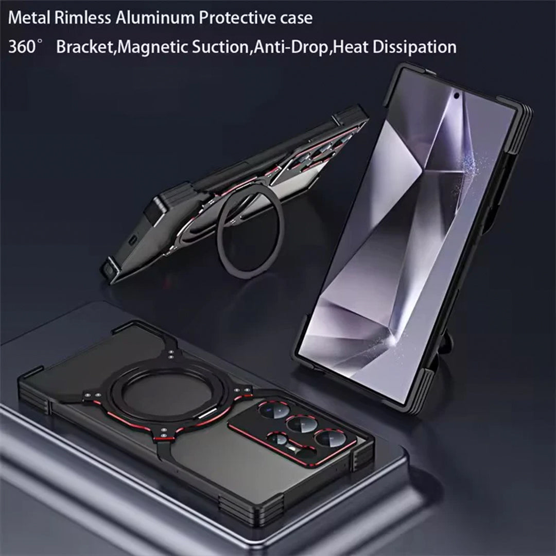 Metal Rimless Magnetic Cover for Samsung