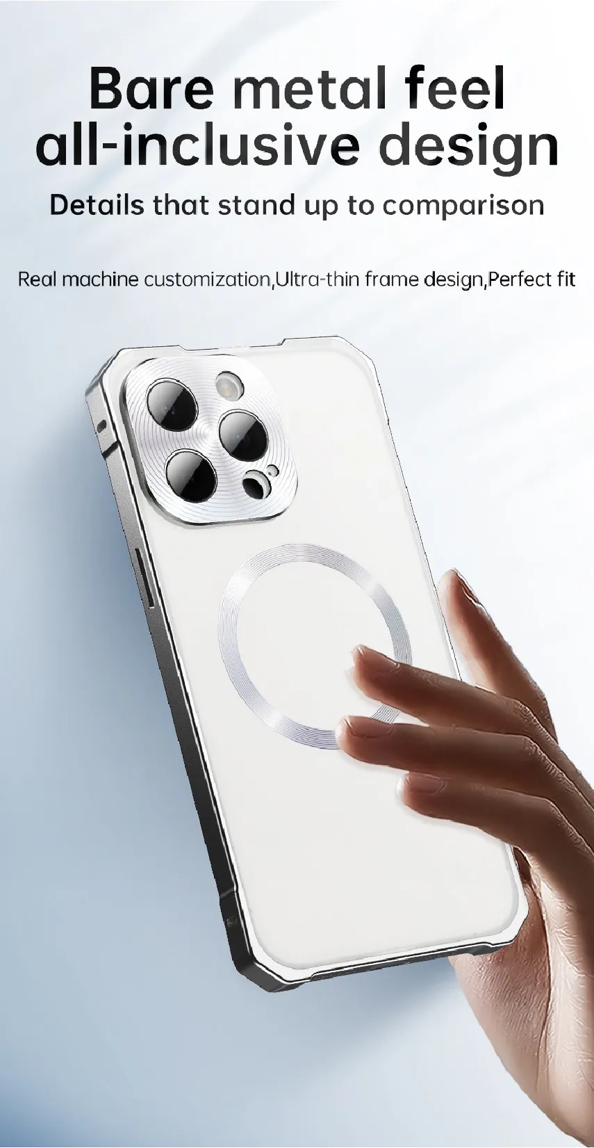 CuttedEdge Alloy Frame Case For iPhone