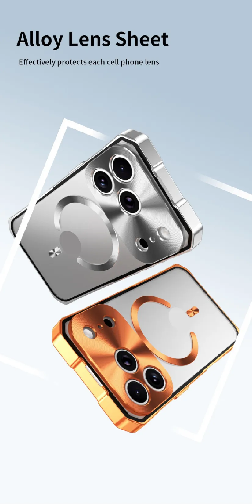 CuttedEdge Alloy Frame Case For iPhone