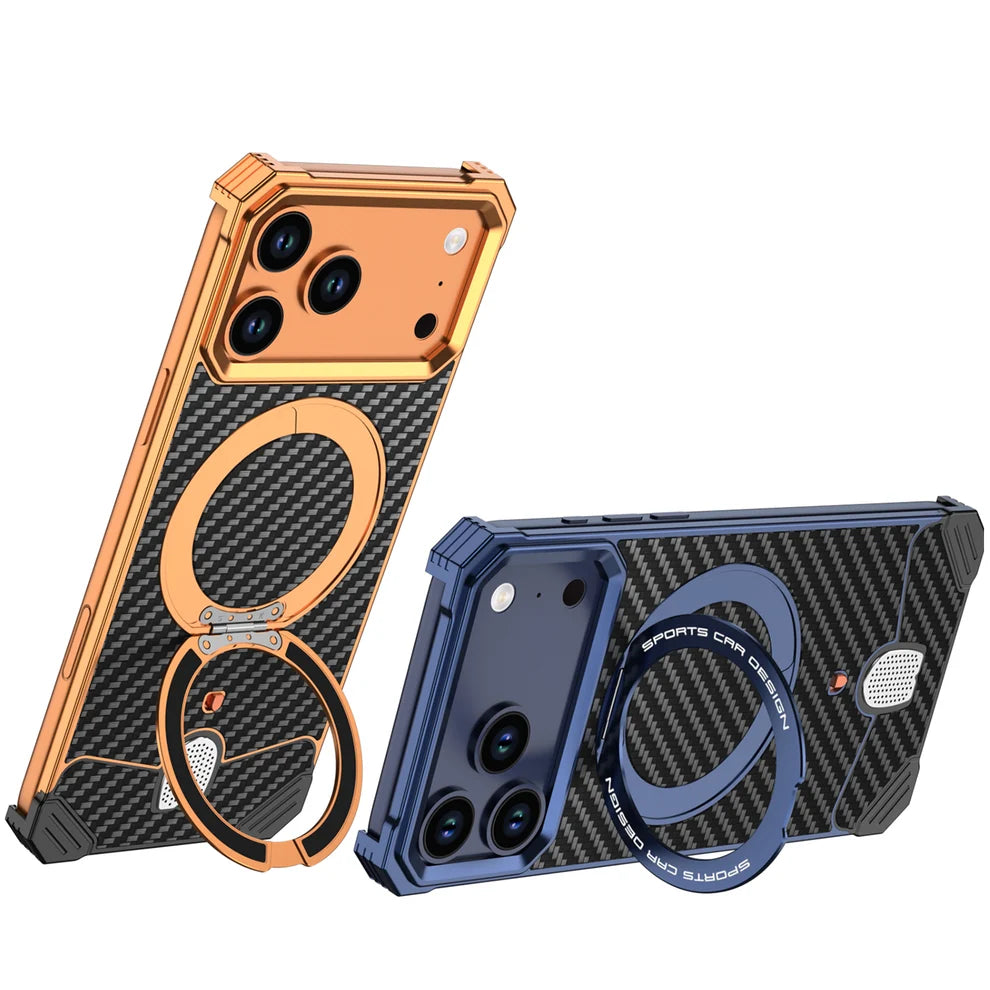 CarbonFiber Texture Hypercar Design Case For iPhone