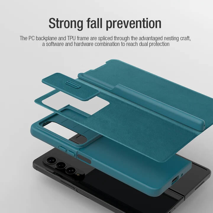 Leather BlindFold Case For Samsung Fold