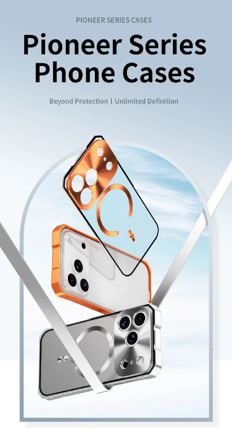 CuttedEdge Alloy Frame Case For iPhone