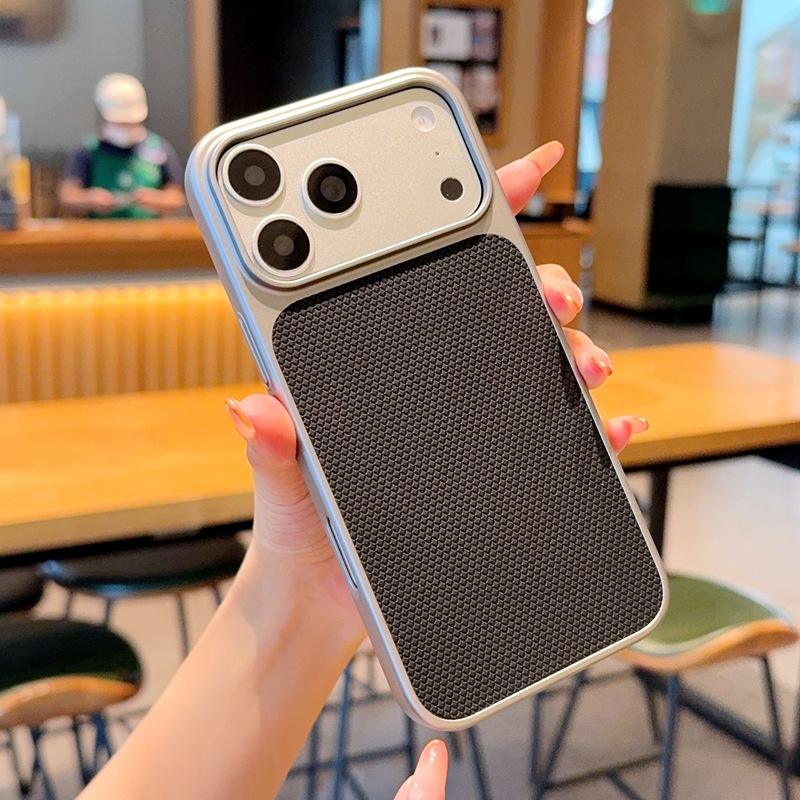 Metal Clad Pattern Case For iPhone