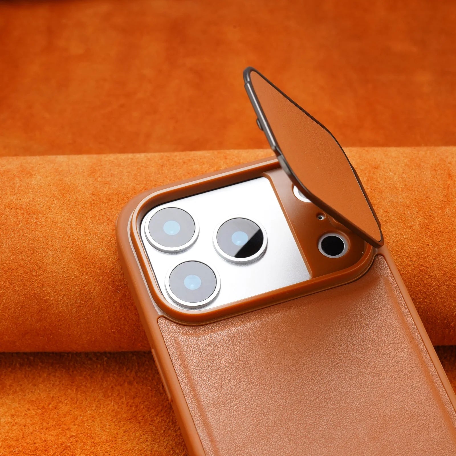 Protective BlindFold Stand Case For iPhone