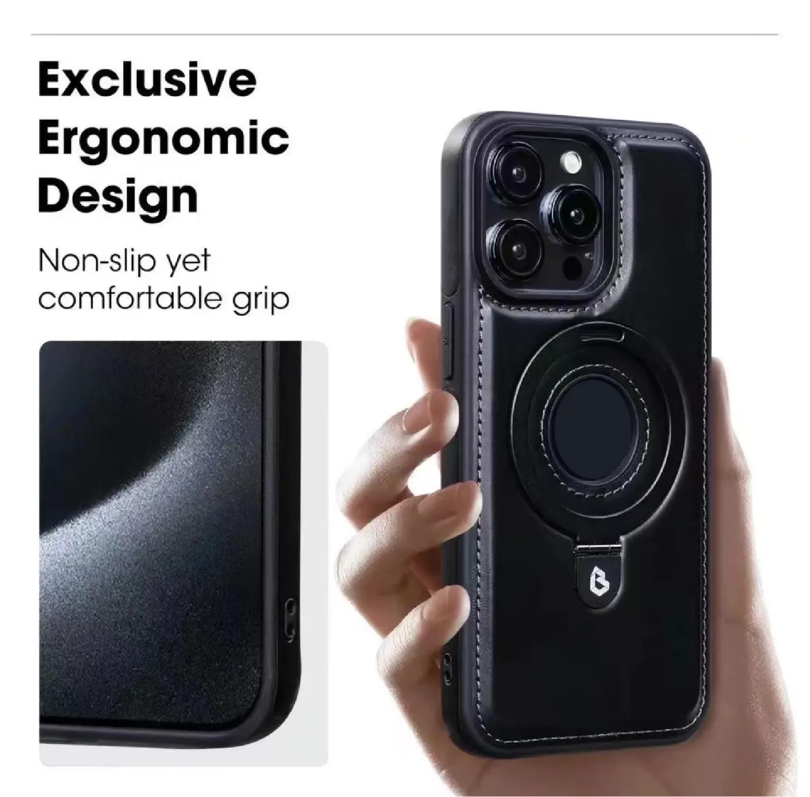Pocket Friendly Leather Case For iPhone