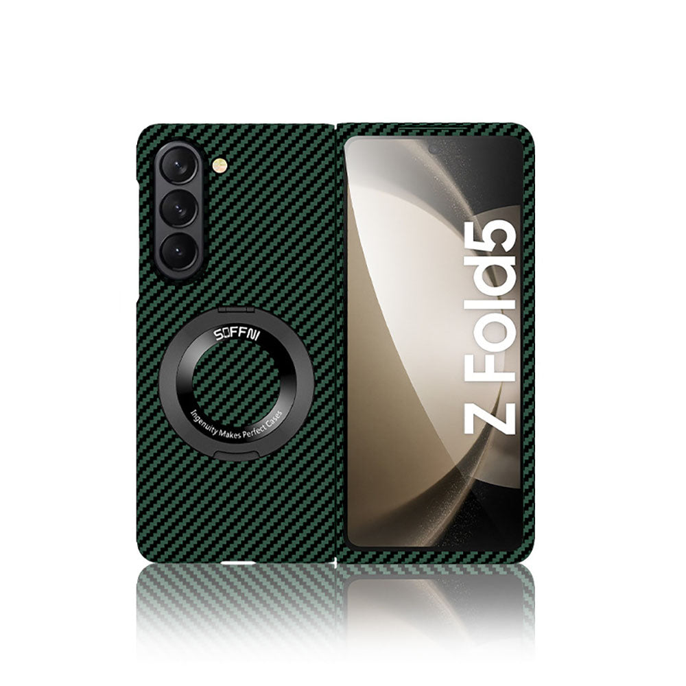 Color Magnetic Case With Kickstand For Samsung Fold