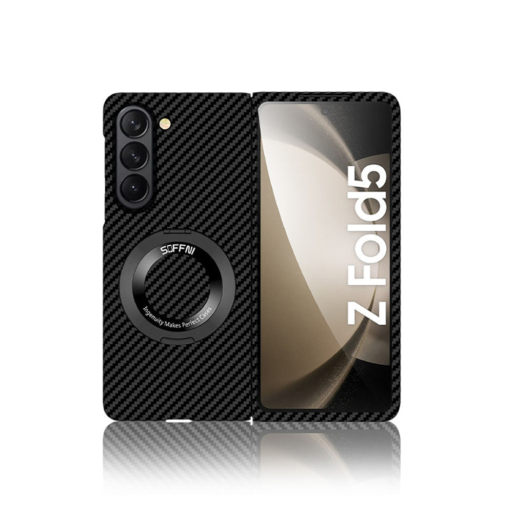 Color Magnetic Case With Kickstand For Samsung Fold