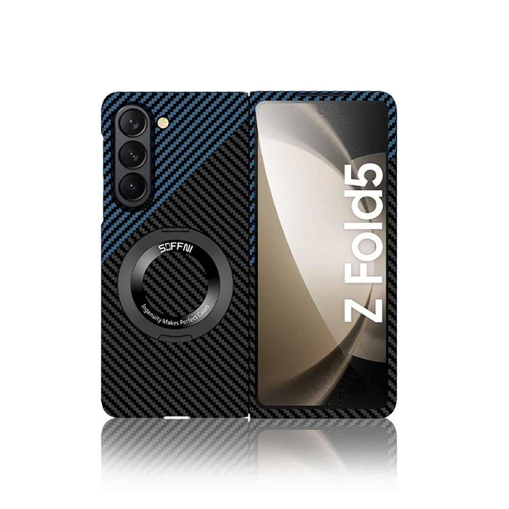 Color Magnetic Case With Kickstand For Samsung Fold