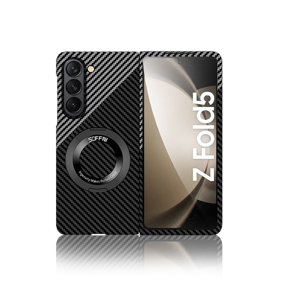 Color Magnetic Case With Kickstand For Samsung Fold