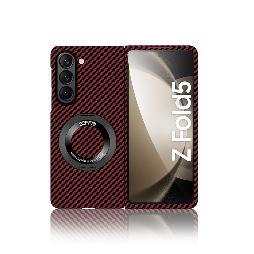 Color Magnetic Case With Kickstand For Samsung Fold