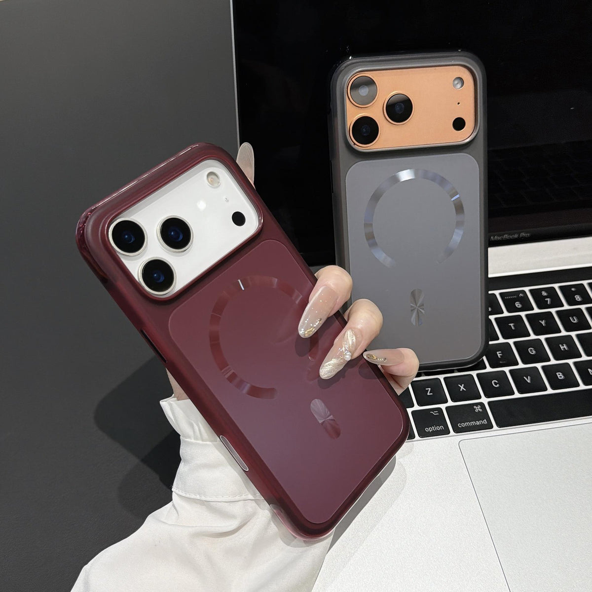 Frosted Magnetic Matte Case for iPhone