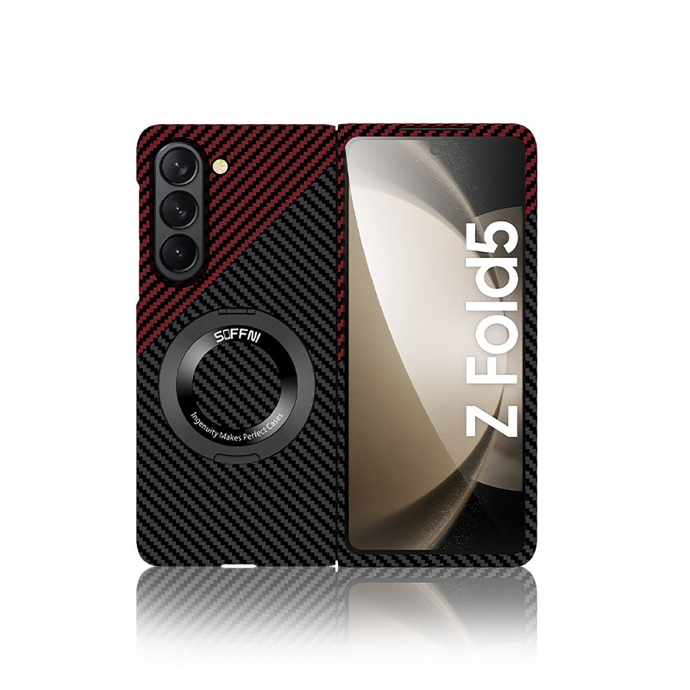 Color Magnetic Case With Kickstand For Samsung Fold