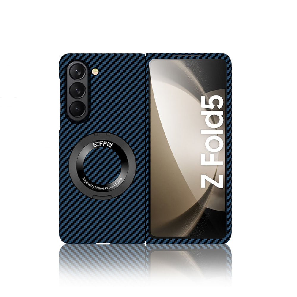 Color Magnetic Case With Kickstand For Samsung Fold