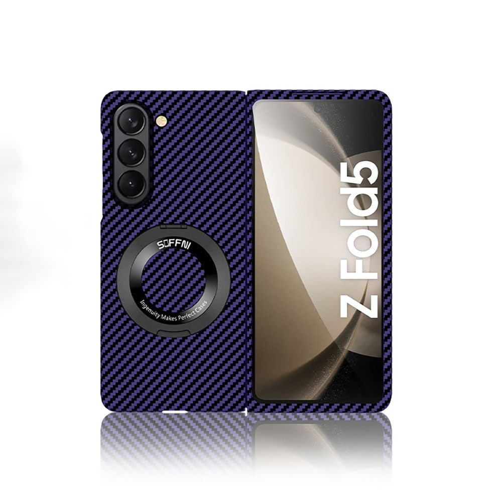 Color Magnetic Case With Kickstand For Samsung Fold