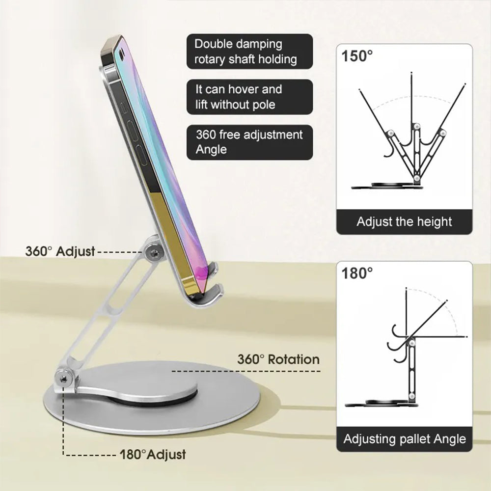 Auriglo  Elite Phone and Tablet Stand (Silver)