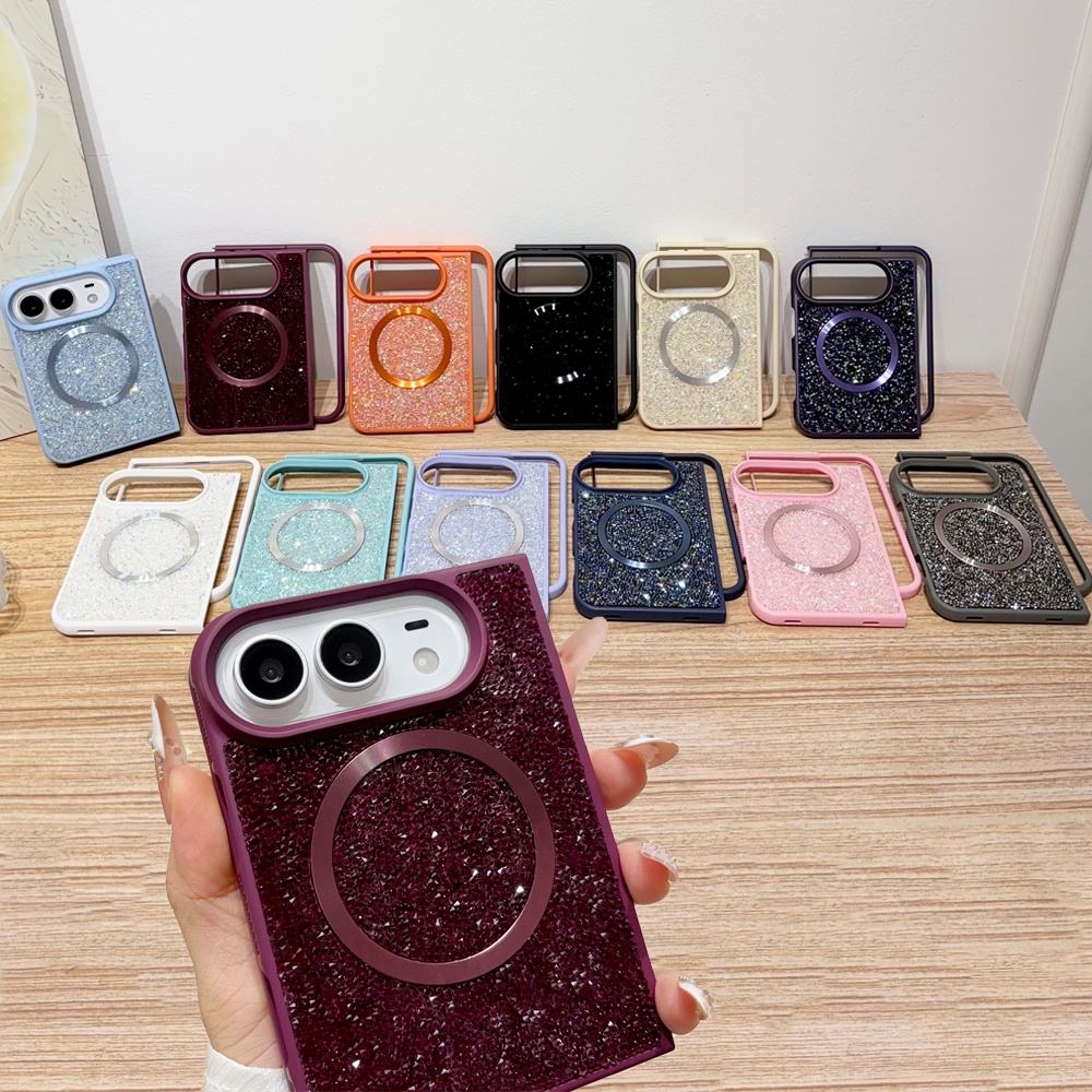 Glitter Diamond Hard Phone Case for iPhone Duo