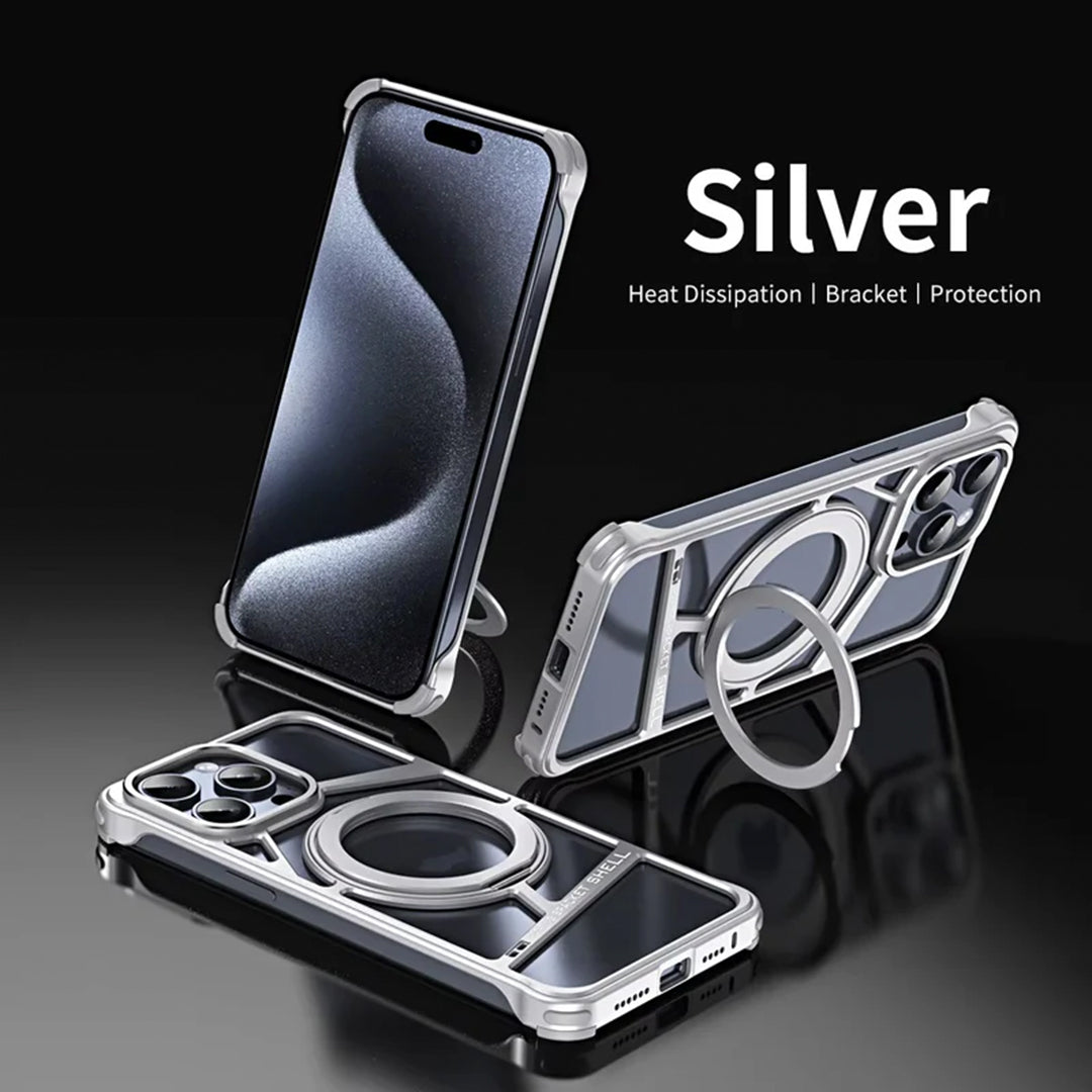 Rotating Bracket Shell Luxury Design Case for iPhone