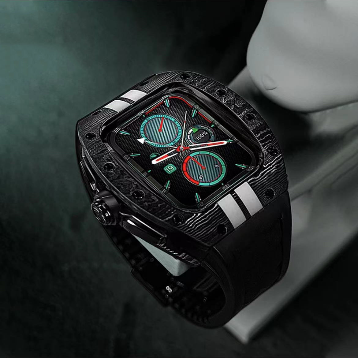 44 - 45 MM New Racing Series - Luxury Carbon Fiber Watch Case