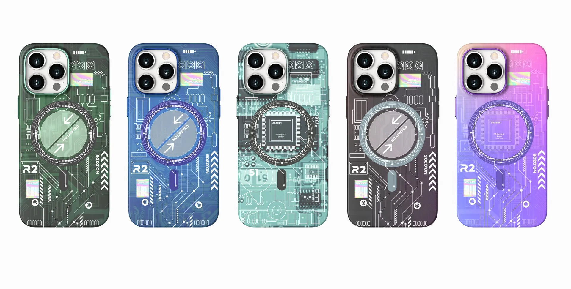 Cyber Luminous Magnetic Case For iPhone