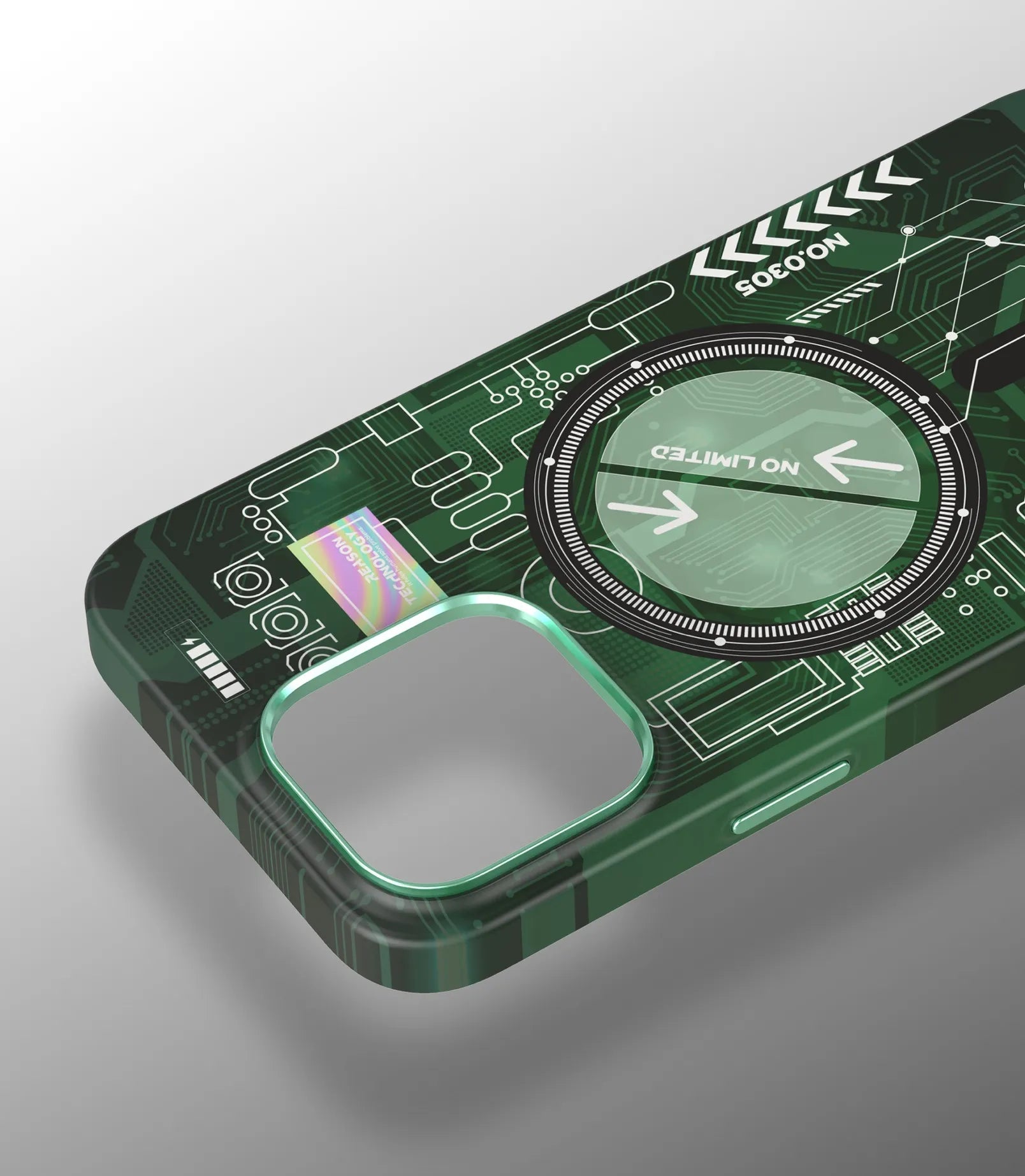 Cyber Luminous Magnetic Case For iPhone