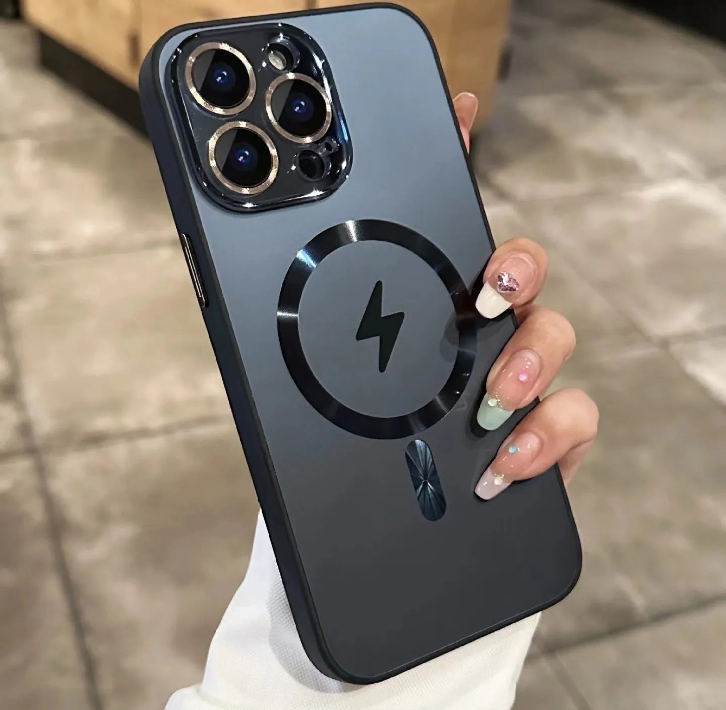 Frosted Lightning Case For iPhone