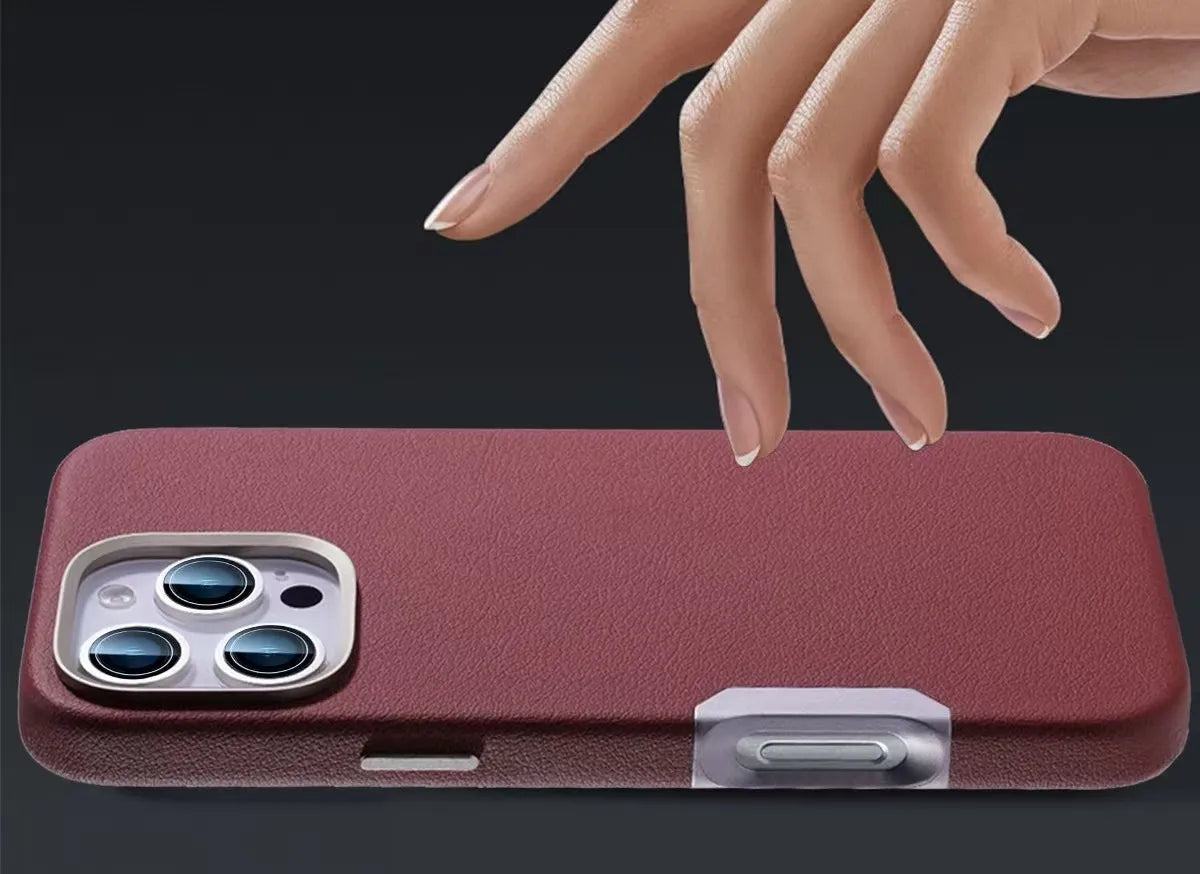 Leather Texture Case For iPhone