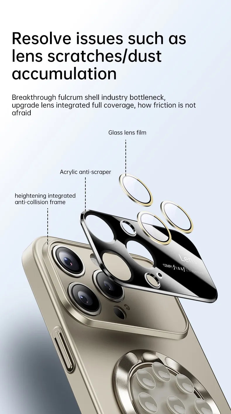 Sticky Pad Magnetic Case For iPhone