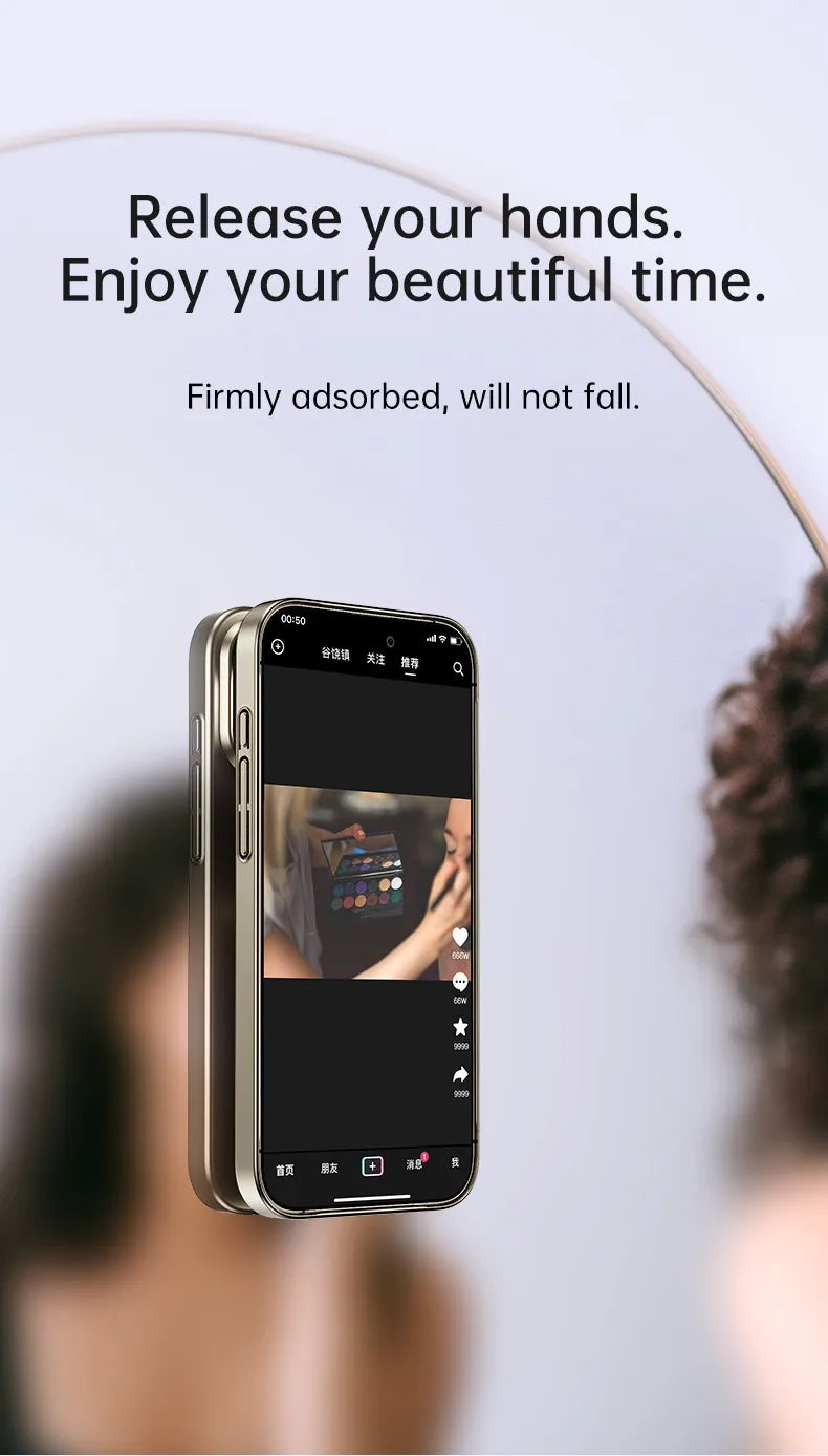 Sticky Pad Magnetic Case For iPhone