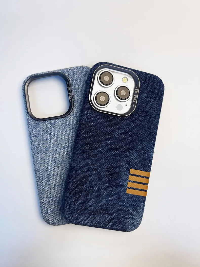 Linen Texture Finish Case For iPhone