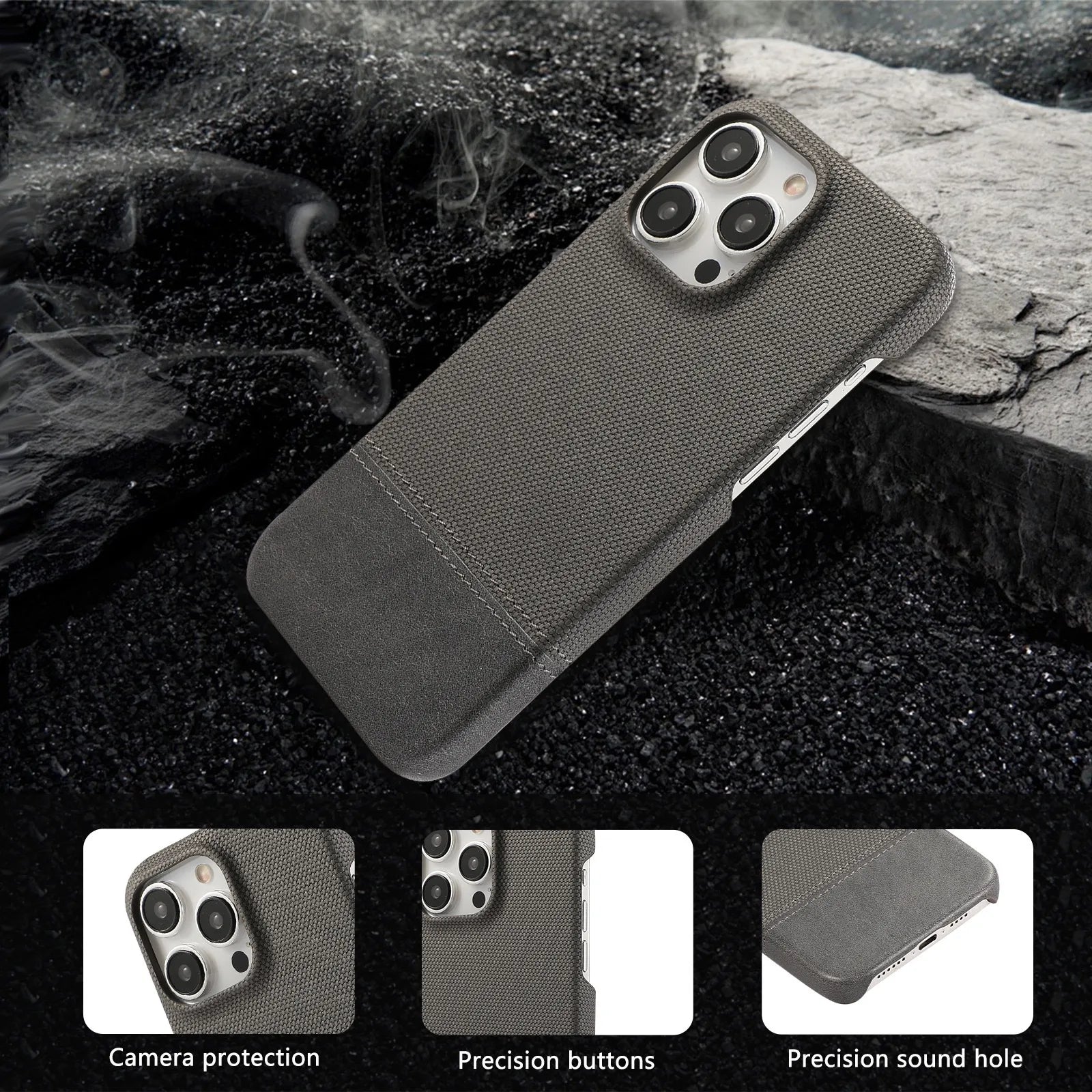 Stitched AntiScratch Case For iPhone