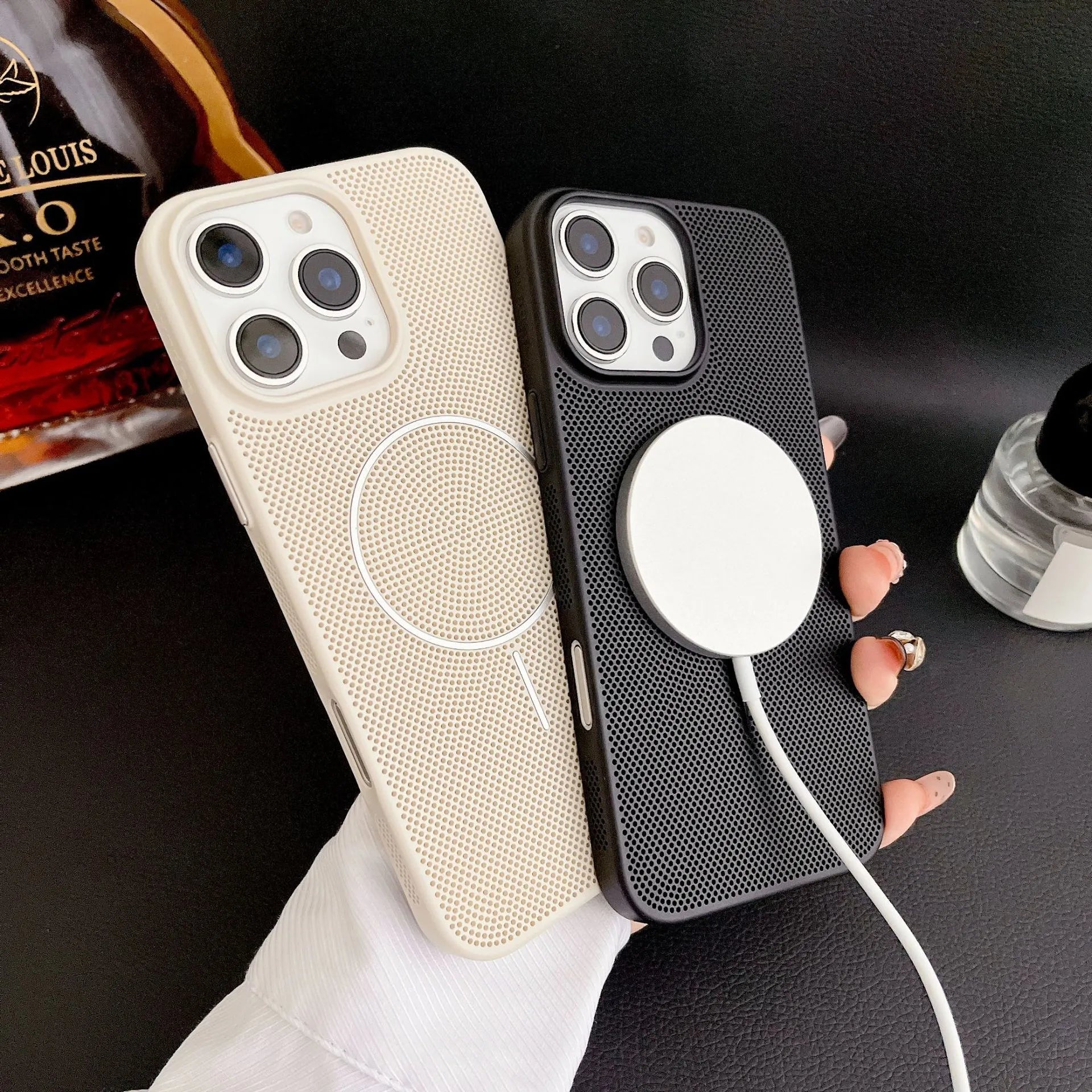 Breathable Mesh Texture Case For iPhone