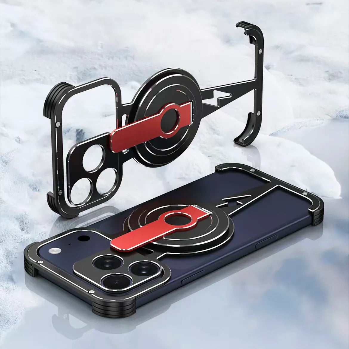 Flash Metal Case For iPhone