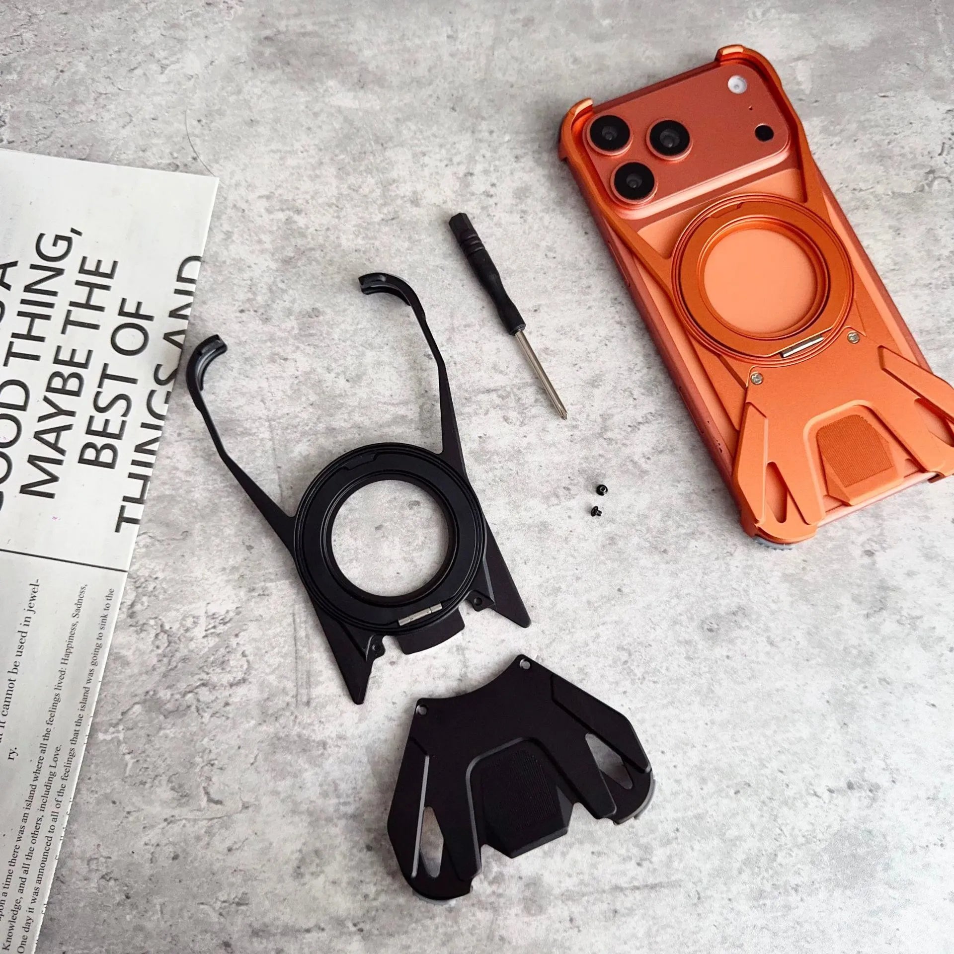 Metal Sports Car Design Case For iPhone