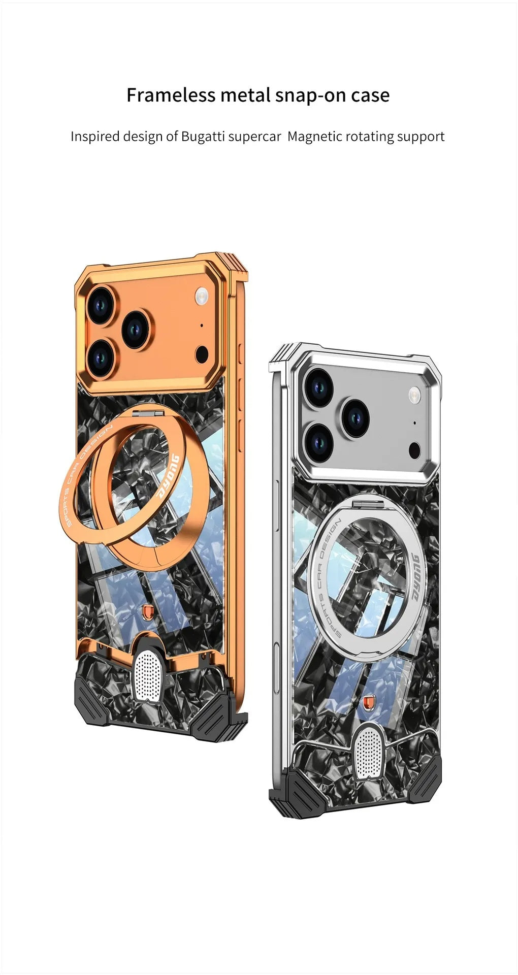 Sport Luster Metal Case For iPhone