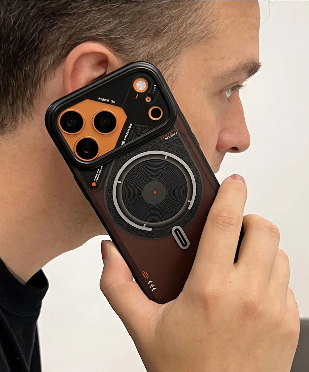 Cyber Semi-transparent Case For iPhone