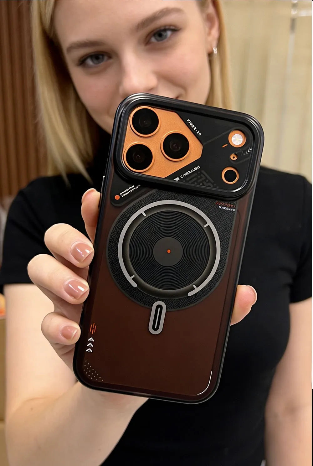 Cyber Semi-transparent Case For iPhone