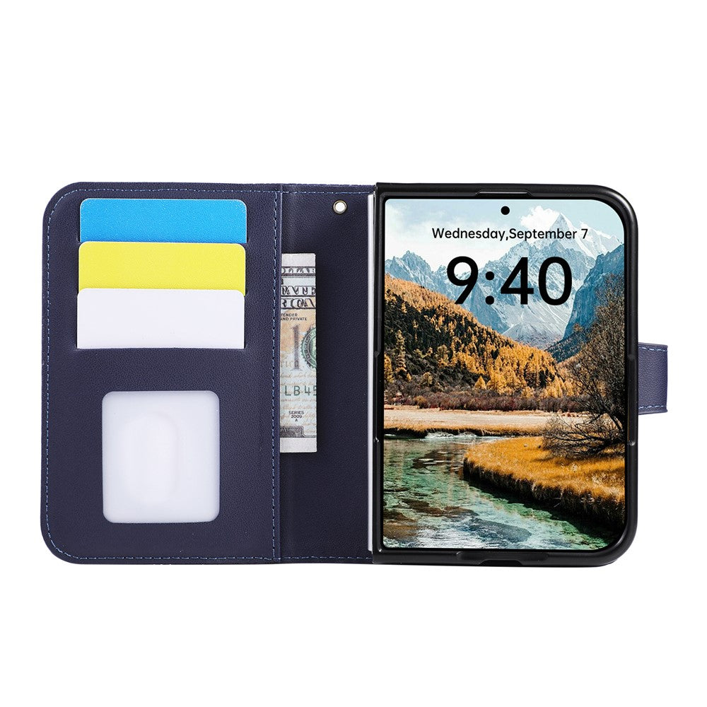 Magnetic Rhombus Leather Wallet Case For iPhone Duo