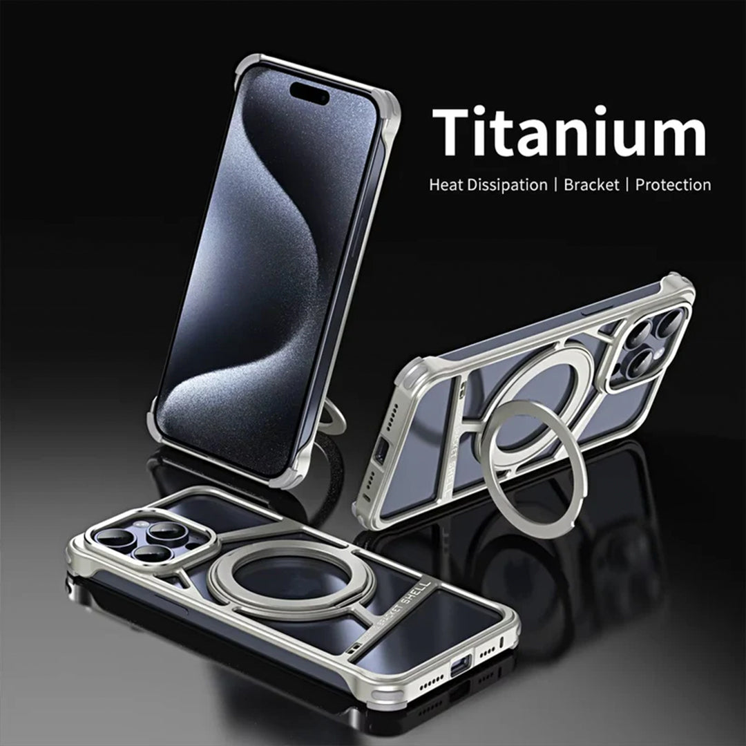 Rotating Bracket Shell Luxury Design Case for iPhone