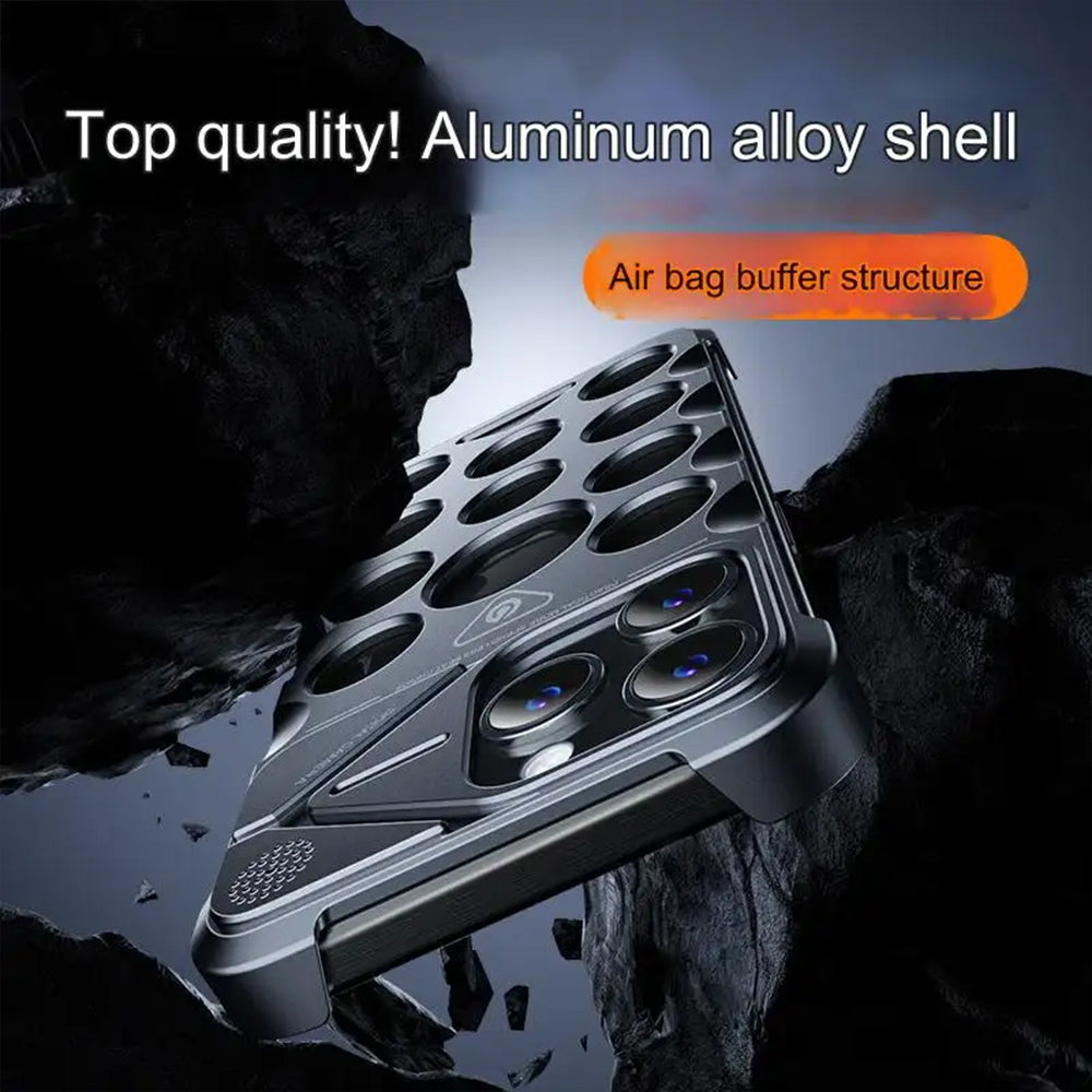 Air Bag Buffer Structure Aluminum Alloy Phone Shell