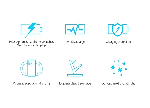 Fast 3-in-1 Wireless Charging Bee Tree Station