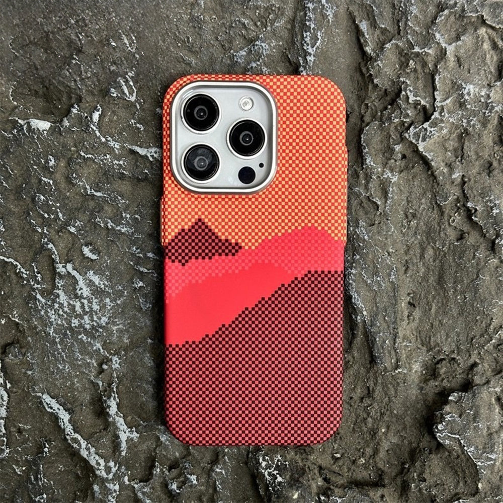 Colour Magnetic Carbon Fiber iPhone Case