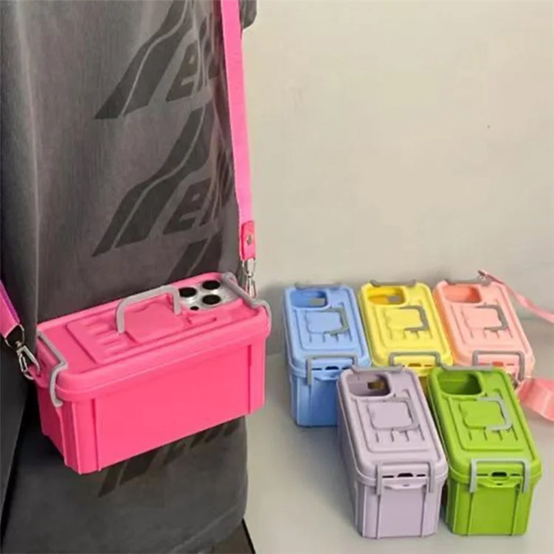 Candy Color Storage Box iPhone Case