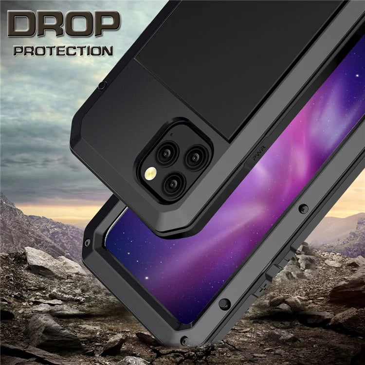 Tank Style Metal Case with Full Protection Shell for iPhone