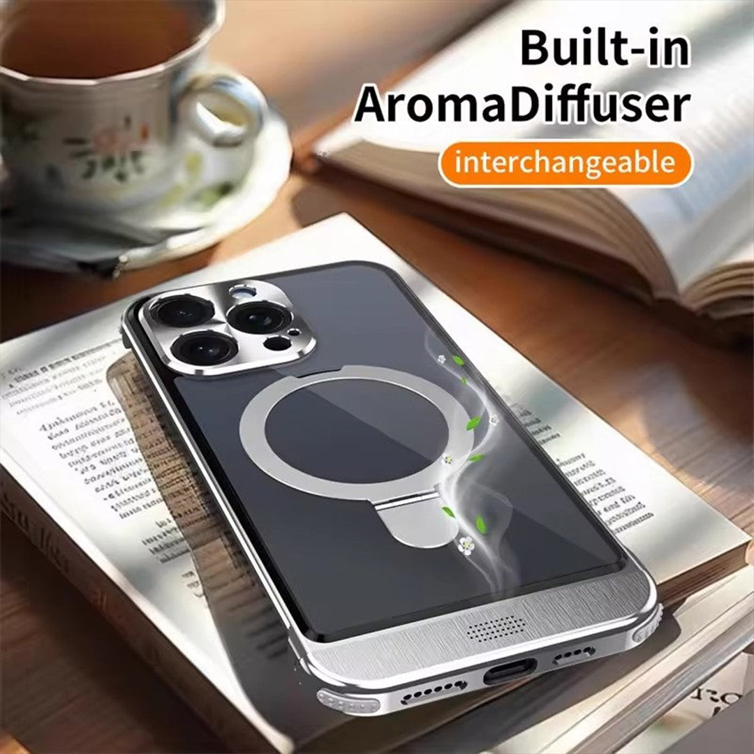 Scissor Holder Aroma Shell Case for iPhone