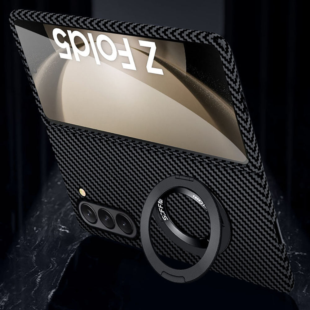 Color Magnetic Case With Kickstand For Samsung Fold